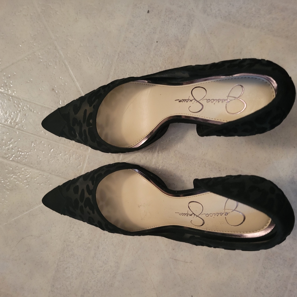 Jessica Simpson Black Stiletto Heels - Picture 2 of 2
